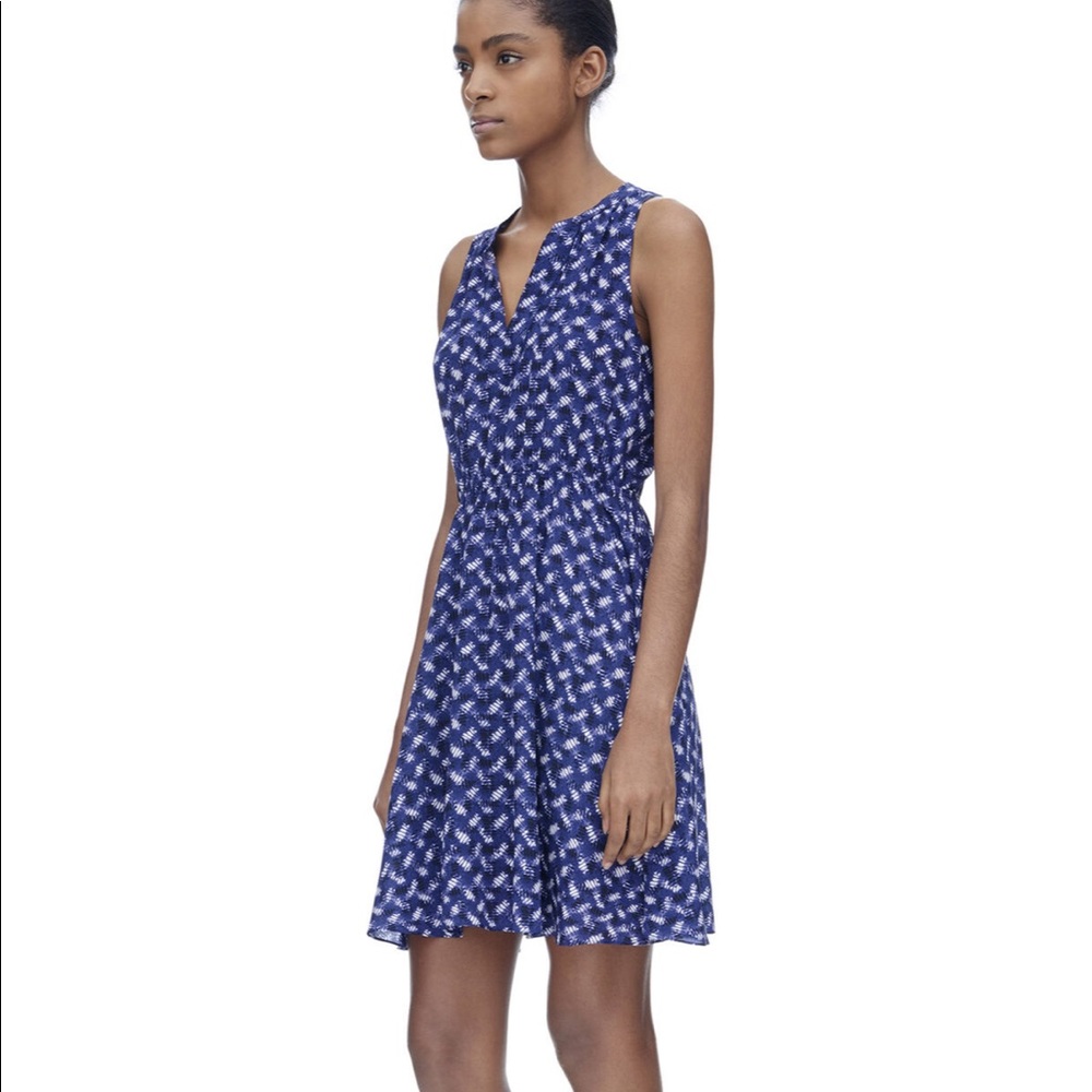 Rebecca Taylor Criss Cross Silk Dress